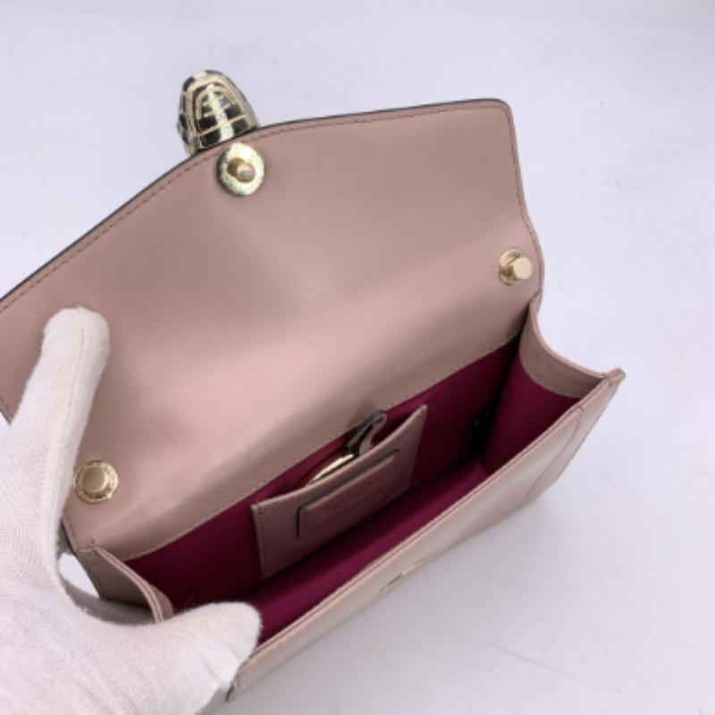 Women's Bulgari Bvlgari Blush Leather East West Serpenti Forever Shoulder Bag