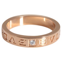 Bulgari Bvlgari Bvlgari Fascia di diamanti in oro rosa 18 carati 0,04 CTW