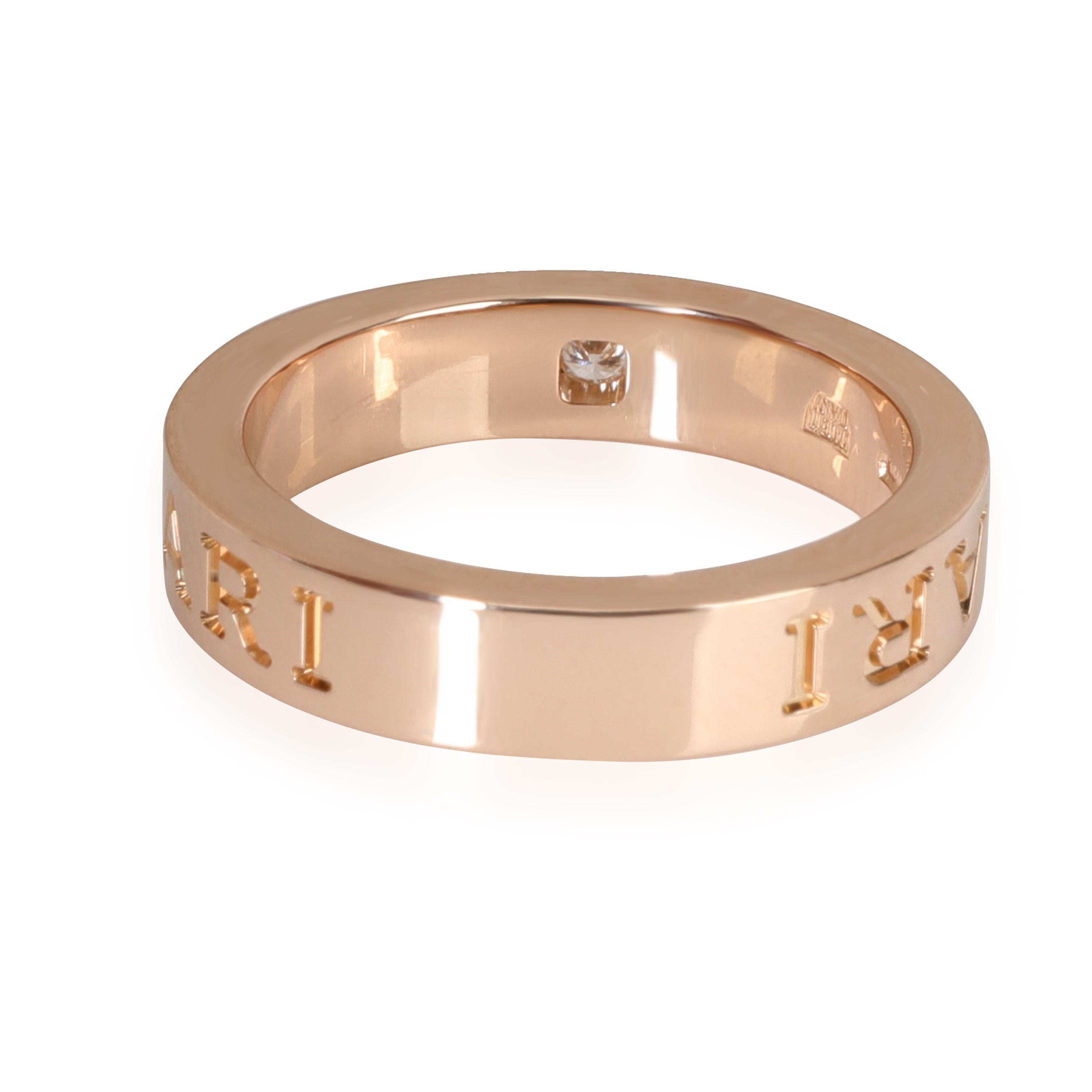 Bulgari Bvlgari Bvlgari Diamond Band in 18kt Rose Gold 0.02 CTW

PRIMARY DETAILS
SKU: 114034
Listing Title: Bulgari Bvlgari Bvlgari Diamond Band in 18kt Rose Gold 0.02 CTW
Condition Description: Retails for 2070 USD. In excellent condition and