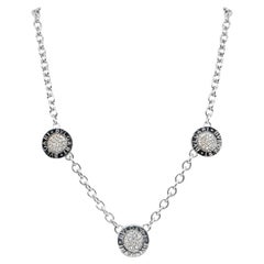 Bulgari Bvlgari Bvlgari Reversible Gold Necklace with Diamond and Onyx Elements
