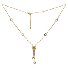 Bulgari Bvlgari B.Zero1 18 Karat Yellow Gold Drop Necklace 