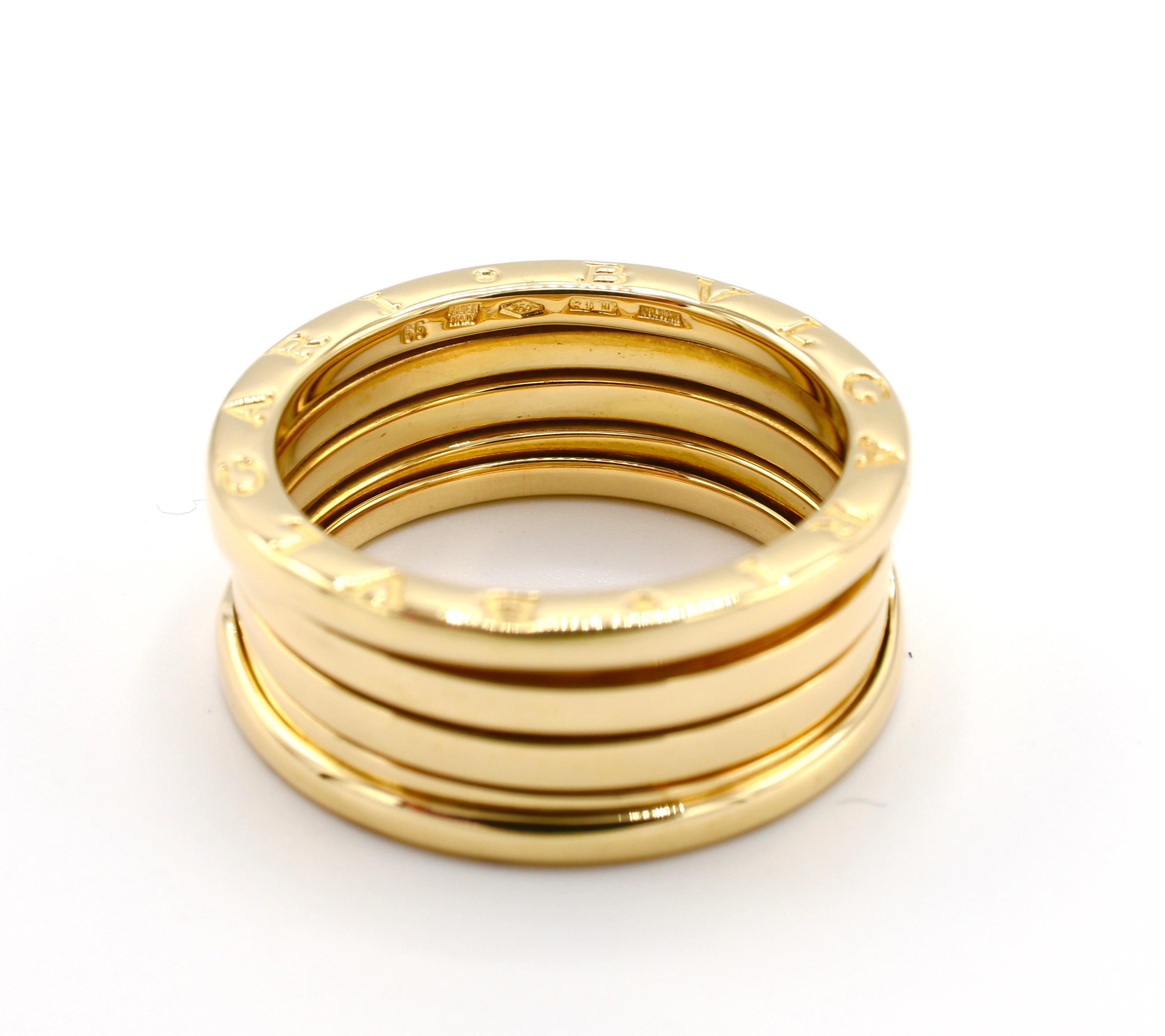 bvlgari ring 18k gold