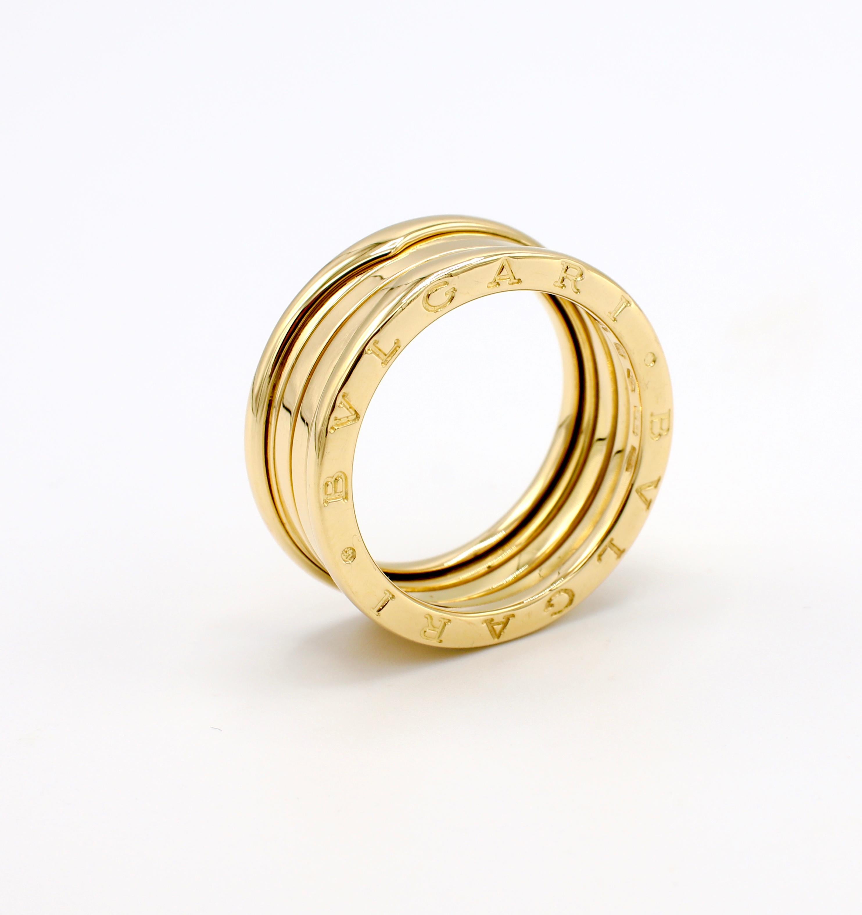 bvlgari 18k gold ring