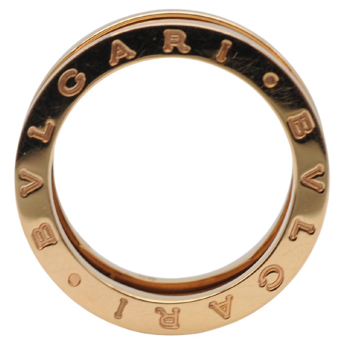 Bulgari/Bvlgari B.Zero1 Legend 3-Band Ring in 18k Rose Gold For Sale 1