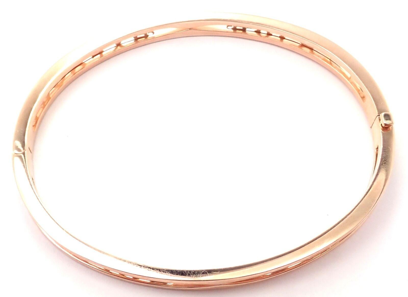 Bulgari Bvlgari B.Zero1 Medium Rose Gold Bangle Bracelet 3