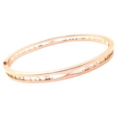 Bvlgari B.Zero1 Bracelet jonc en or rose de taille moyenne