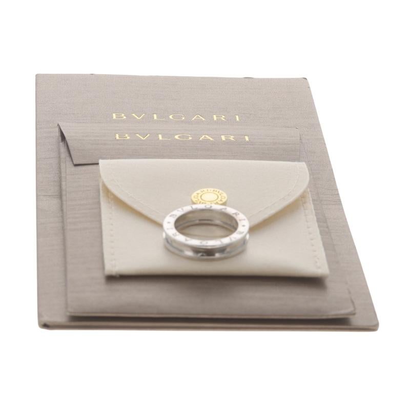 Bulgari BVLGARI B.zero1 Siegelring - Weißgold 18k im Angebot 3