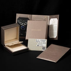 Bulgari Bvlgari Diamond Circular Round Stud Earrings 18K Rose Gold Full Set