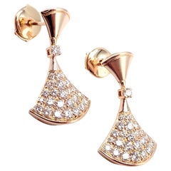 Bulgari Bvlgari Boucles d'oreilles Diva's Dream en or rose et diamants