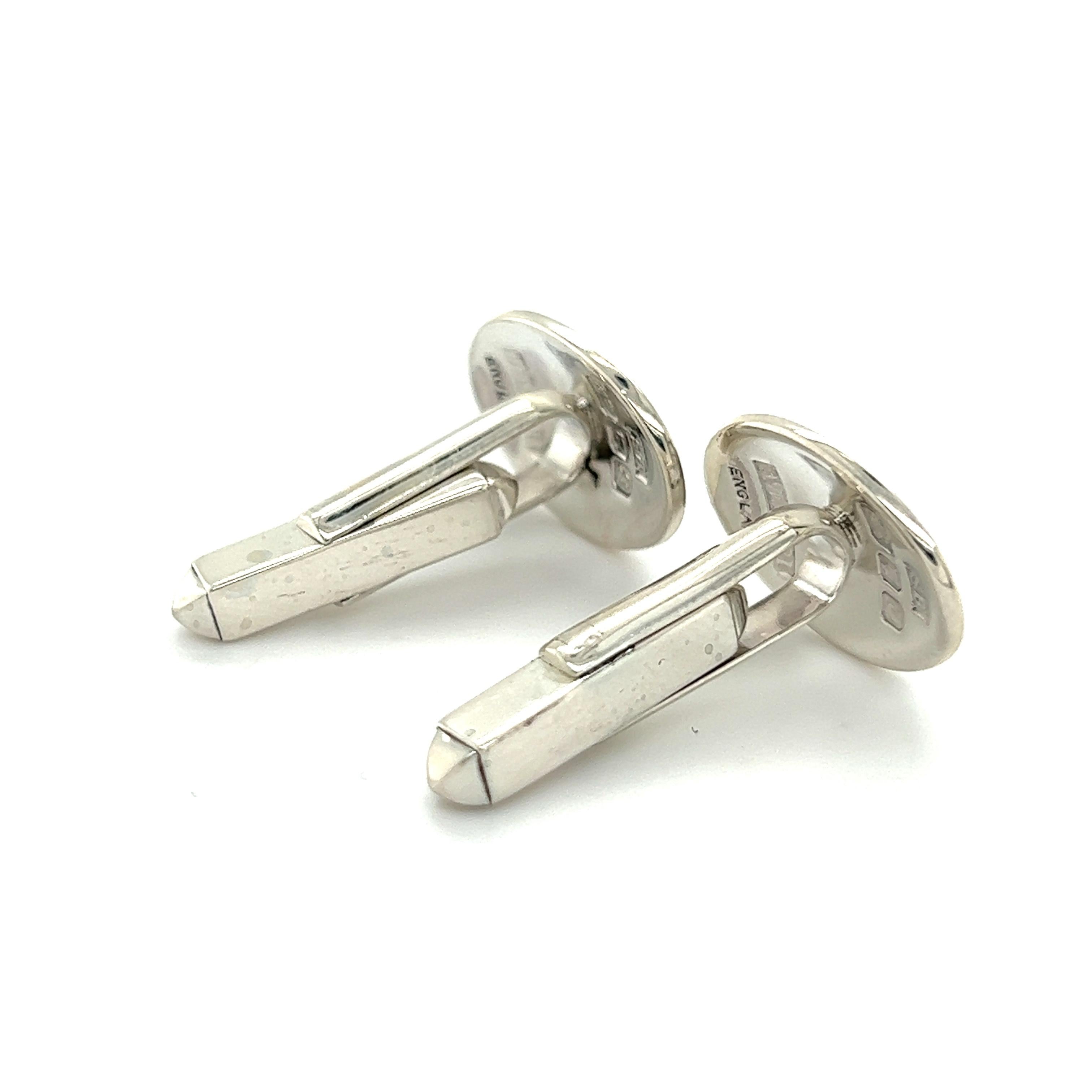 Bulgari Bvlgari Estate Engraveable Mens Cufflinks Sterling Silver B3

TRUSTED SELLER SINCE 2002

PLEASE SEE OUR HUNDREDS OF POSITIVE FEEDBACKS FROM OUR CLIENTS!!

FREE SHIPPING

DETAILS
Material: Sterling Silver
Weight: 9.5 Grams

These Authentic