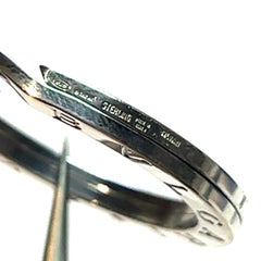 Porte-clés de succession Bulgari Bvlgari en argent sterling