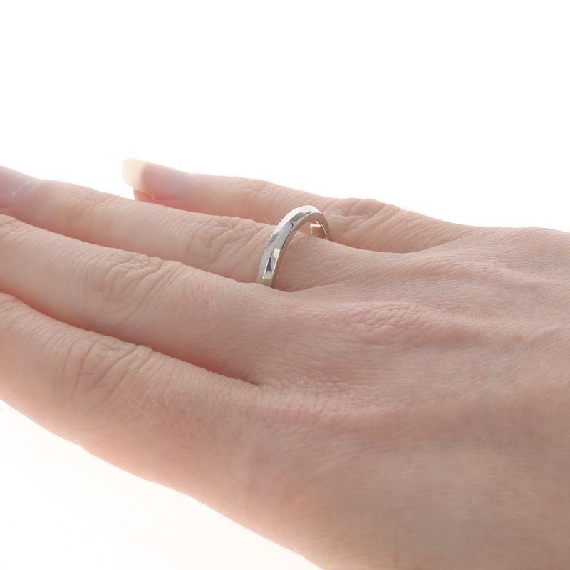 Alliance Bulgari BVLGARI Fedi - Bague en platine 950 à bord couteau Unisexe en vente