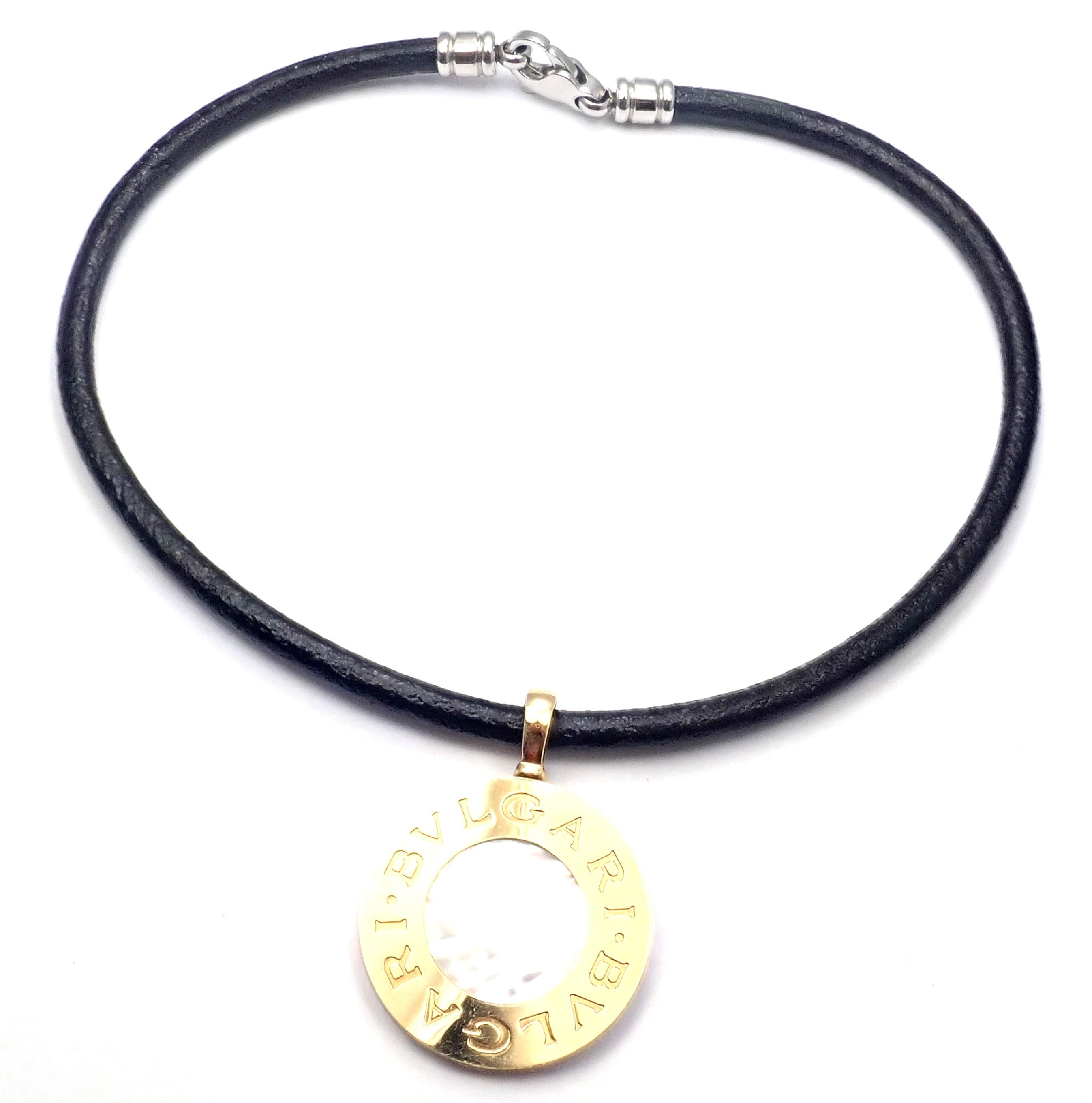bvlgari mother of pearl necklace