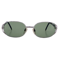 Bulgari Bvlgari Oval Sunglasses 201 Silver Metal 56/18 135mm