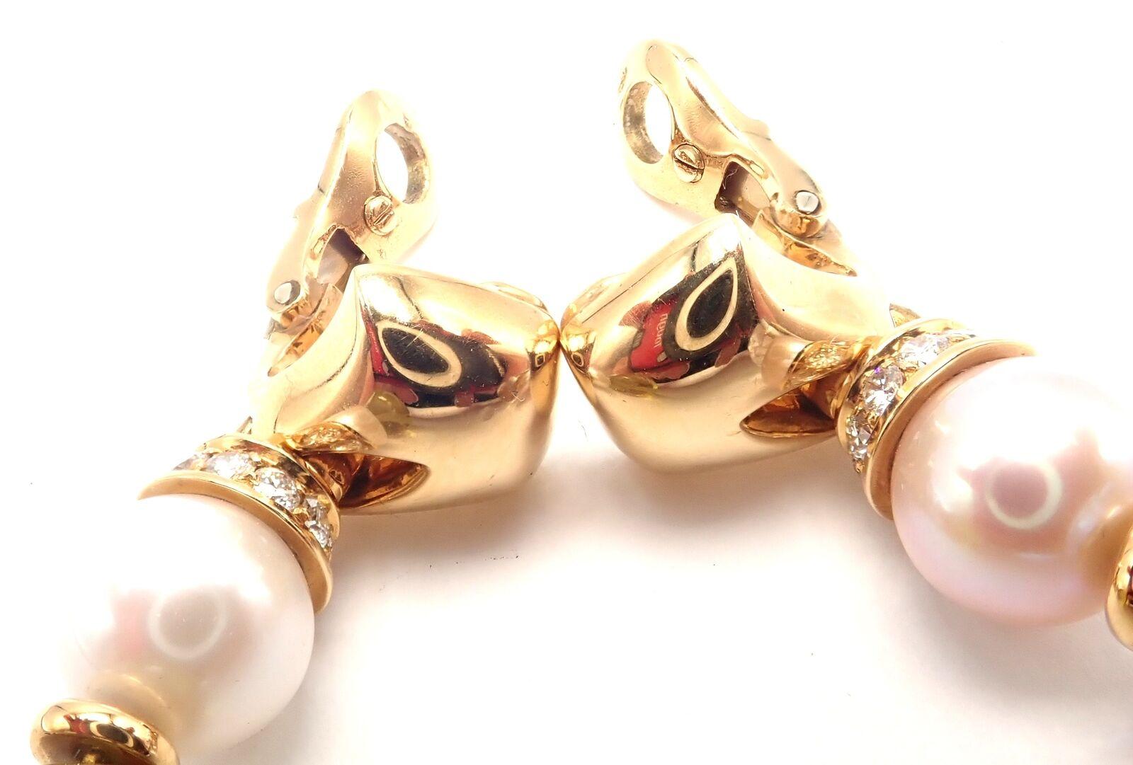 Bulgari Bvlgari Pendientes Gota Perla Peridoto Cristal de Roca Oro Amarillo en Excelente estado para la venta en Holland, PA
