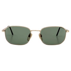 Bulgari Bvlgari Rectangle Sunglasses 109 Gold Metal 53/19 140mm