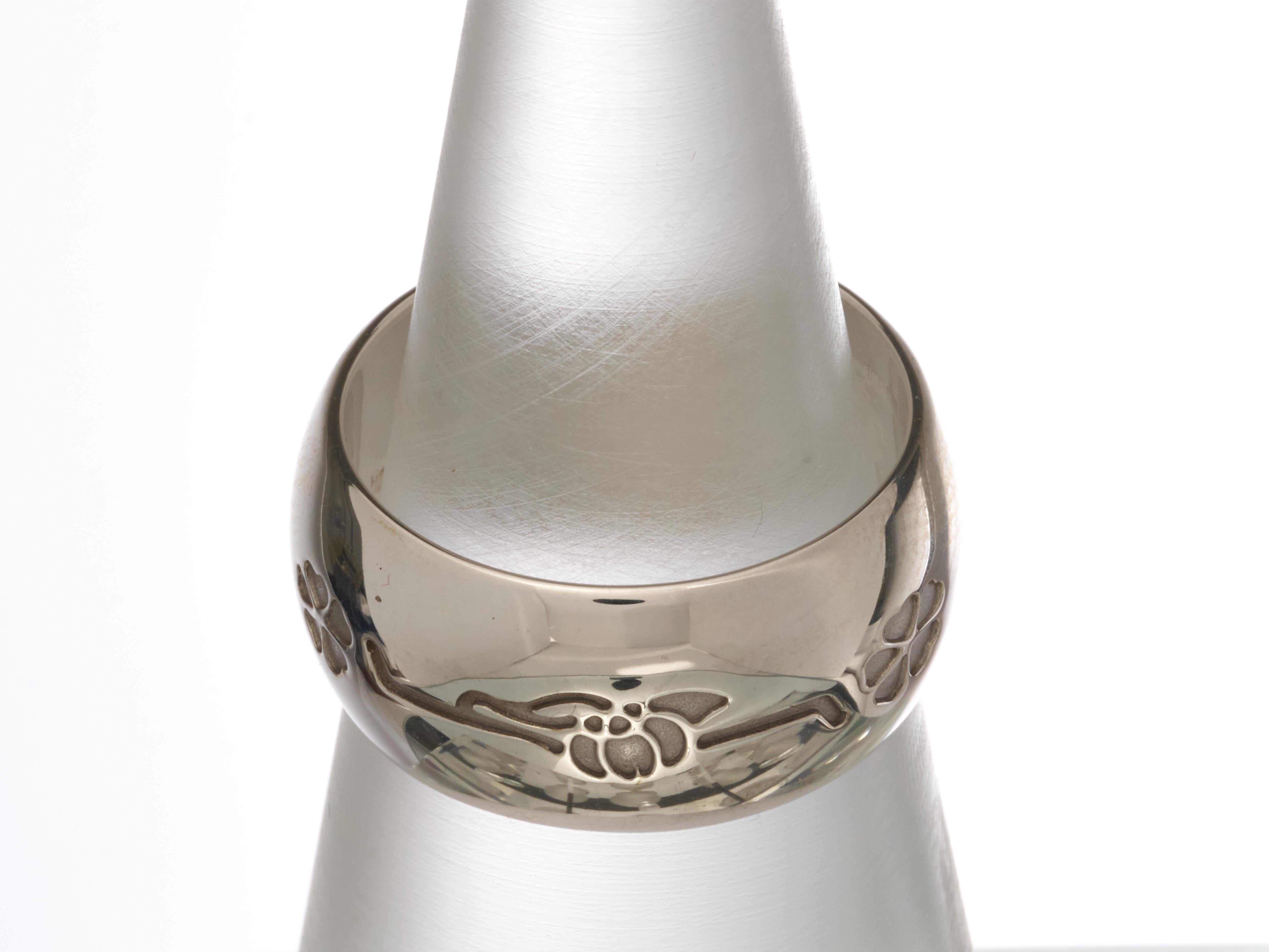 Bulgari Bvlgari Save The Children Ring Size 55 925 Silver RRP £520 For Sale 6