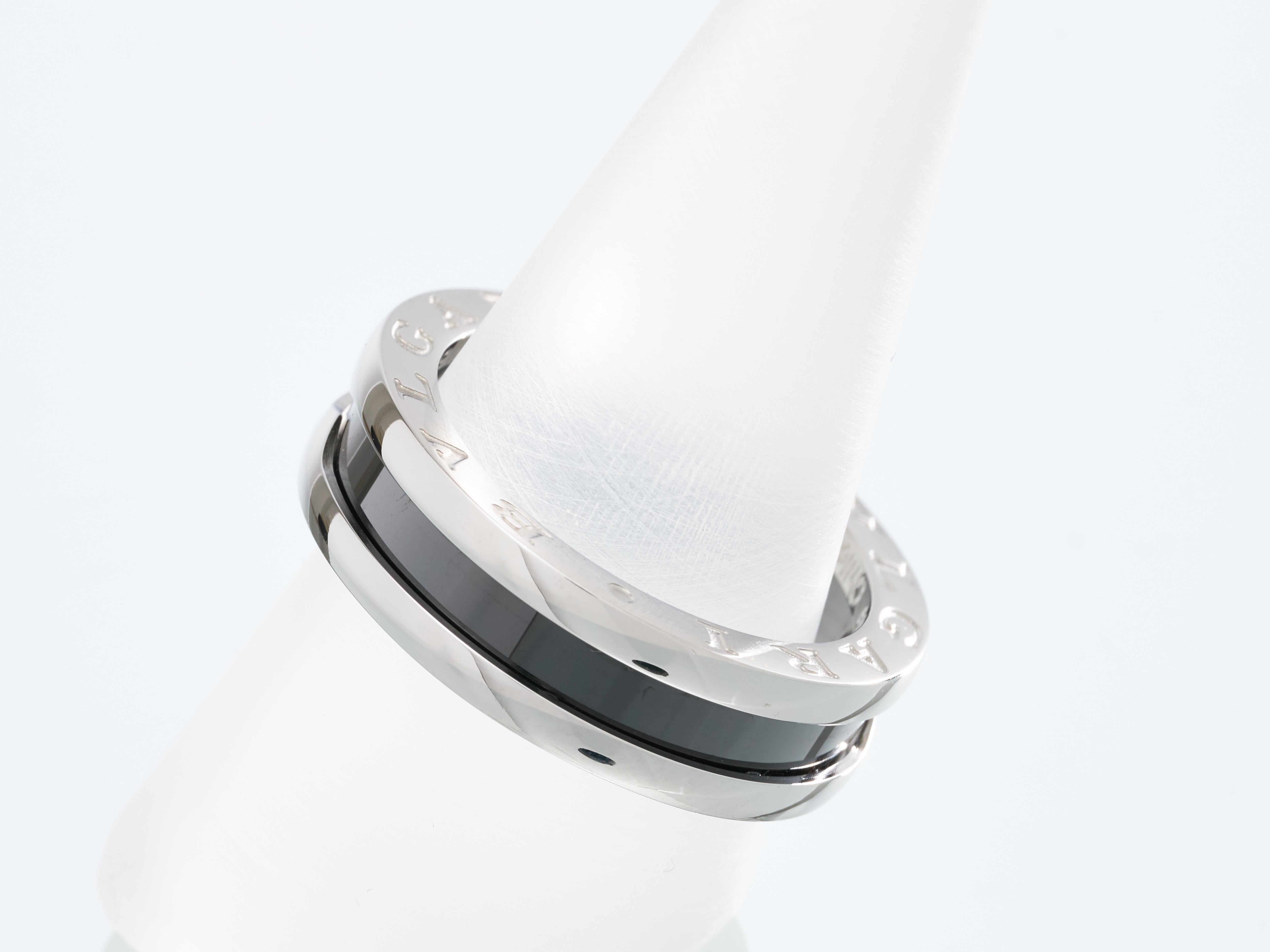 Bulgari Bvlgari Anillo Save The Children Talla T 62 Caja de cerámica de plata 925 PVP £520 7
