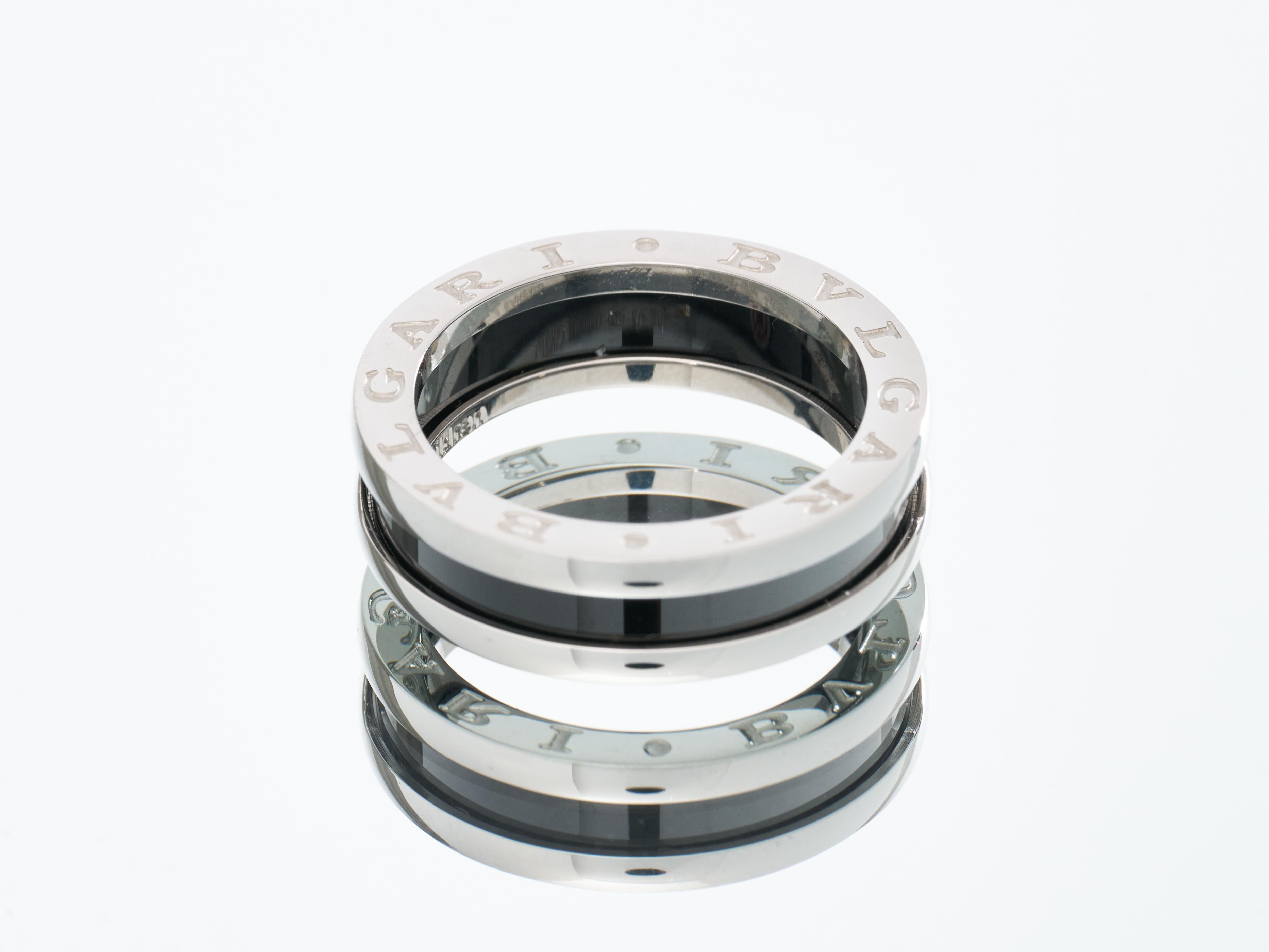 Femenino o masculino Bulgari Bvlgari Anillo Save The Children Talla T 62 Caja de cerámica de plata 925 PVP £520