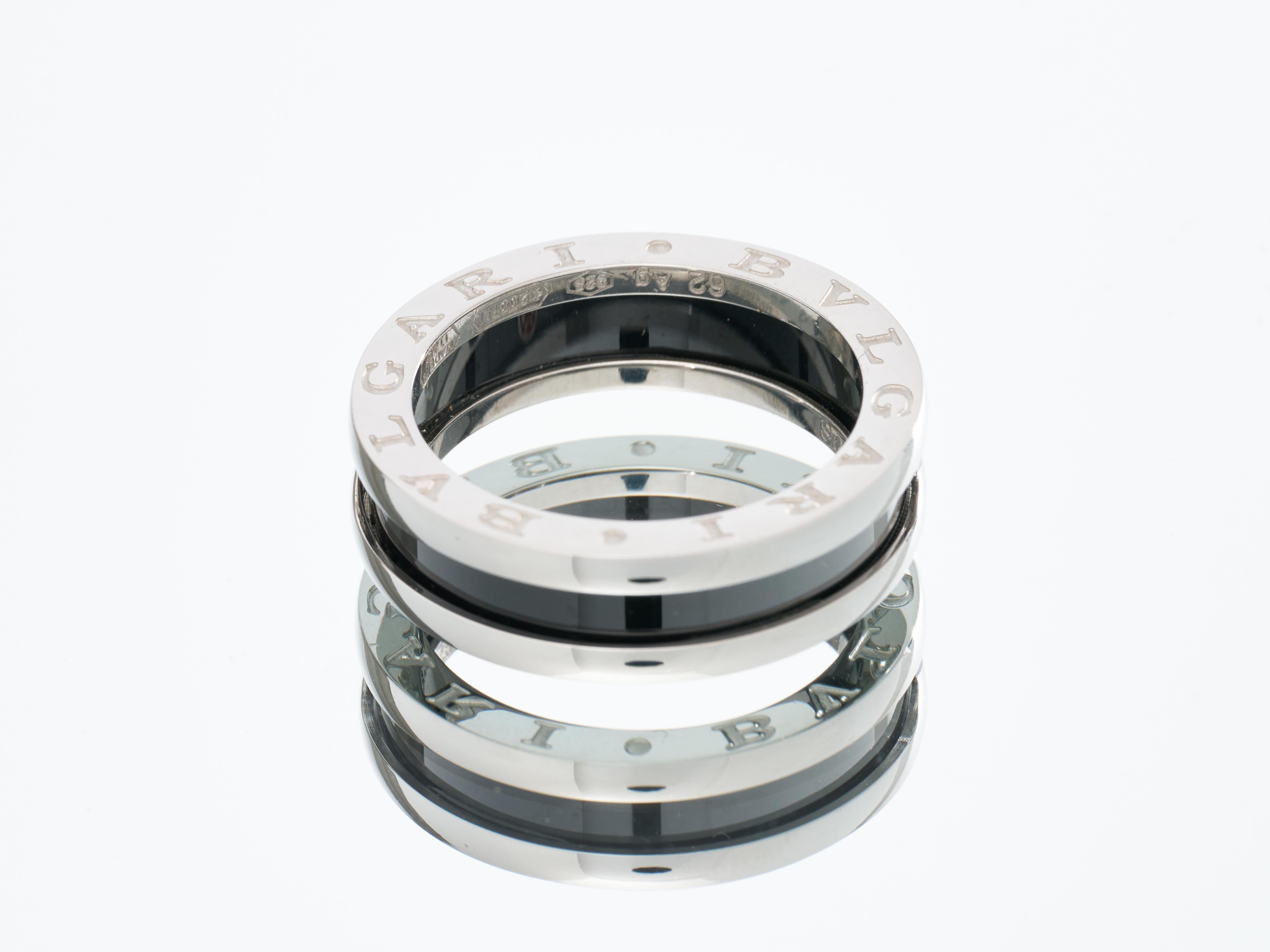 Bulgari Bvlgari Anillo Save The Children Talla T 62 Caja de cerámica de plata 925 PVP £520 3