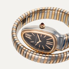 Bulgari (Bvlgari) Serpenti Tubogas Rose Gold Stainless Steel Quartz Wristwatch