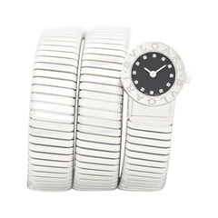 Bulgari Bvlgari Stainless Steel Tubogas Wrap BB191TS