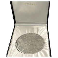 Bulgari Bvlgari Sterling Silver Las Vegas Casino Chip Coin New in Box