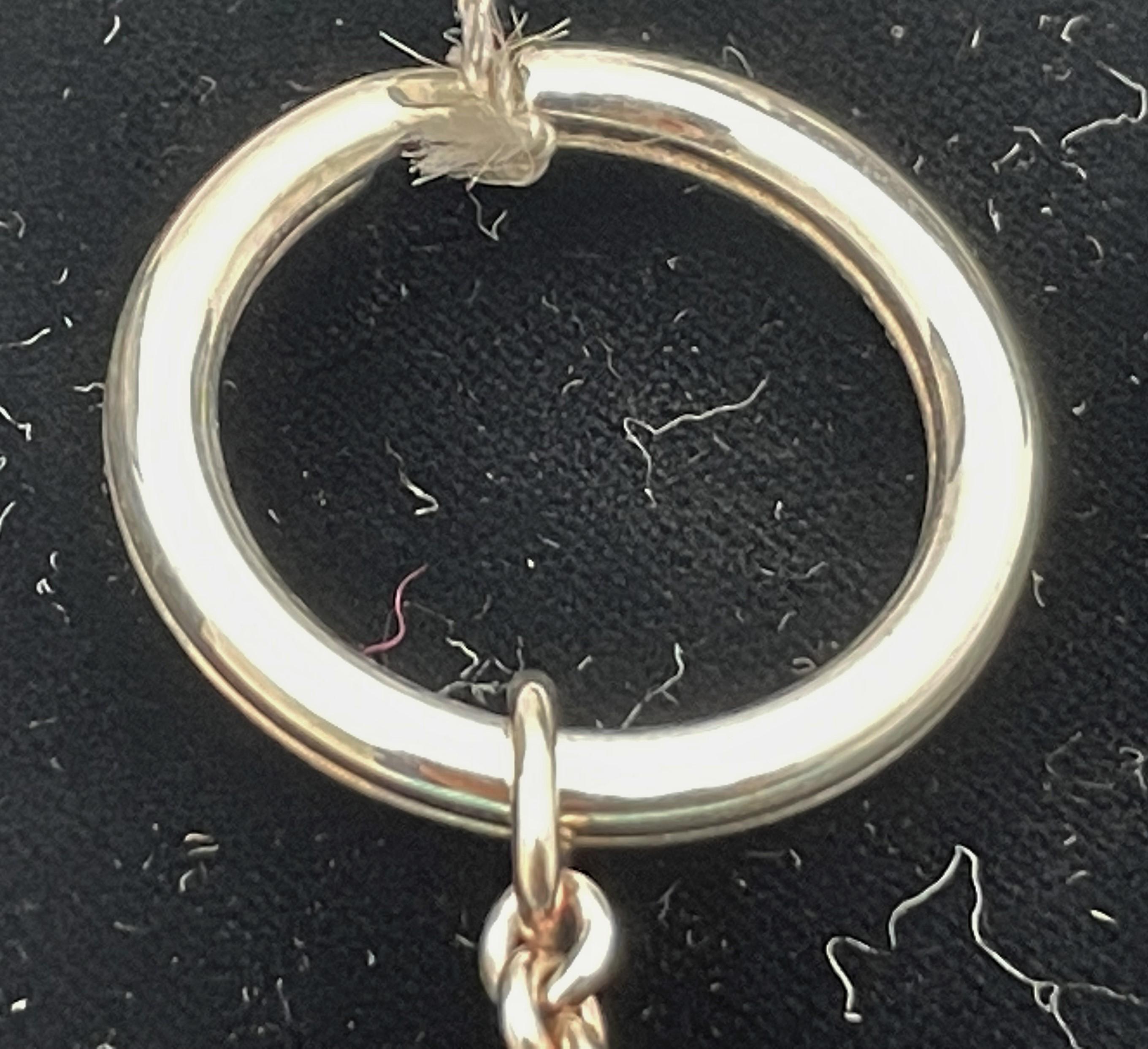 Bulgari Bvlgari Sterling Silver Lucky 7 Keychain New in Box In Excellent Condition For Sale In New York, NY