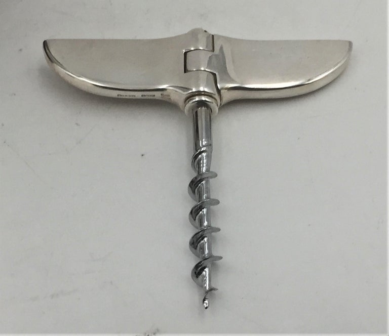 Bulgari / Bvlgari Sterling Silver PropellerStyle Corkscrew in Modern
