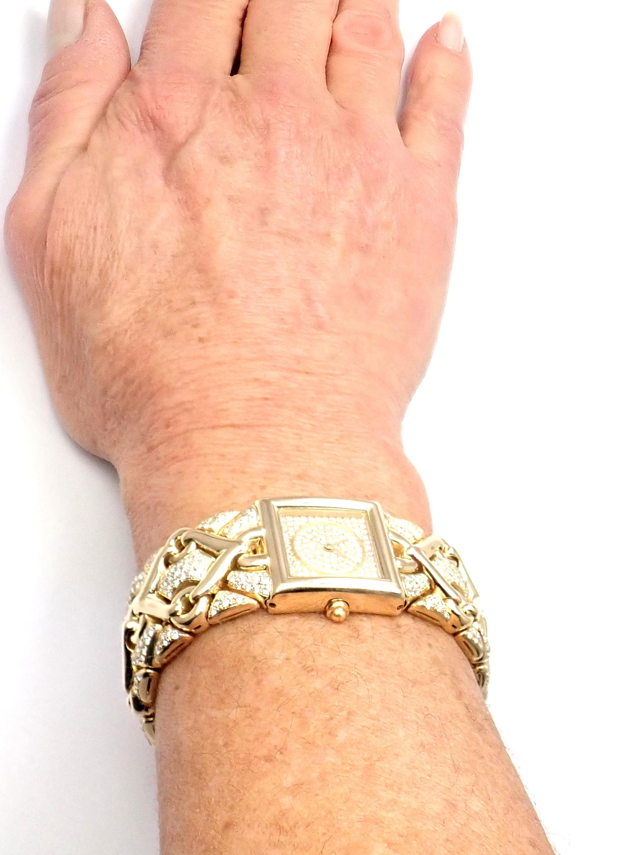 Bulgari: Gelbgolduhr Bvlgari Trika mit Diamanten 4