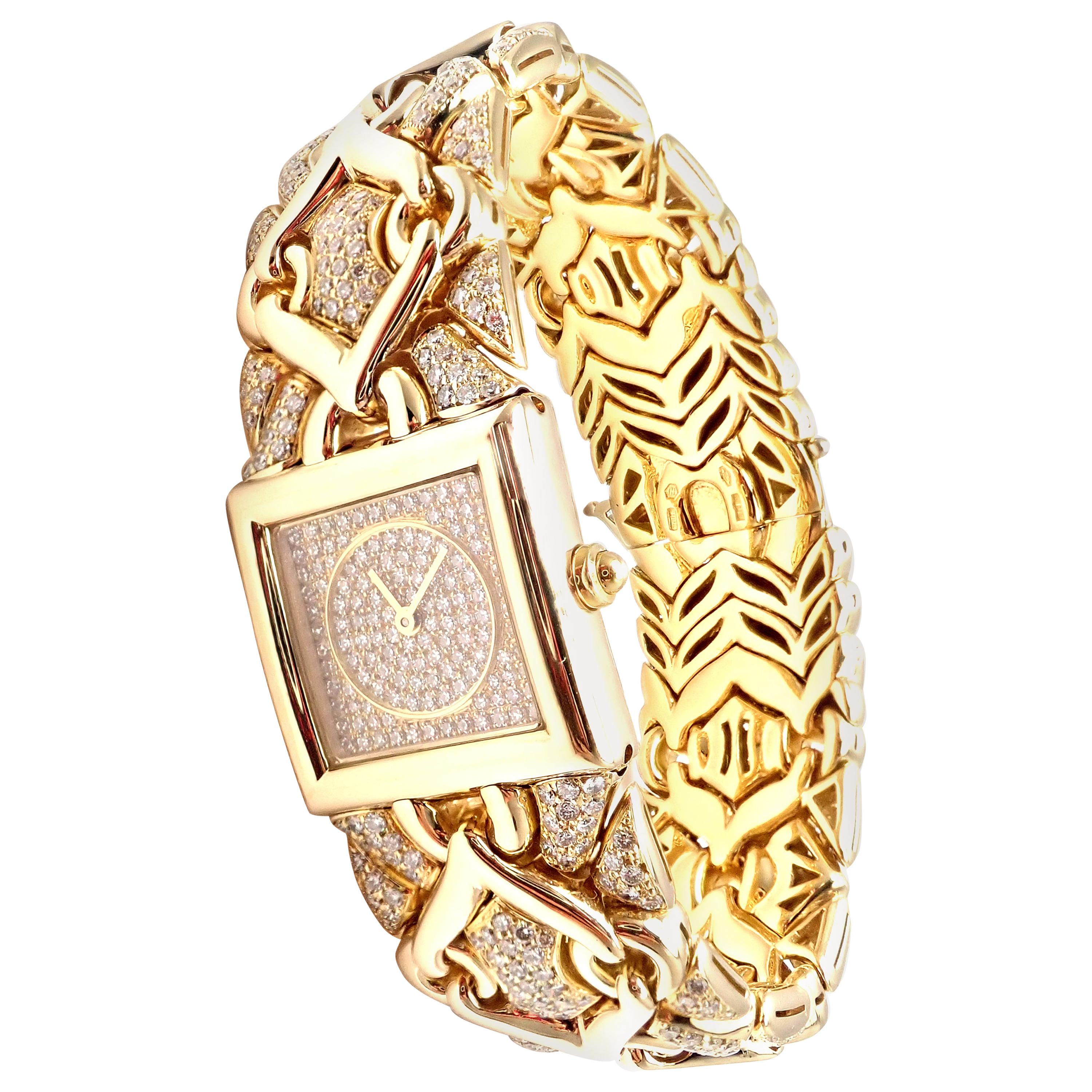 Bulgari Bvlgari Trika Diamond Yellow Gold Watch