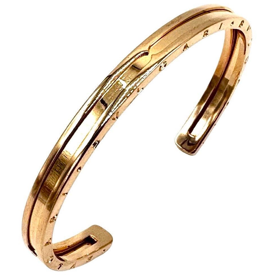 Bracciale Bulgari B.xero1 in oro rosa 18 carati