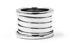 Bulgari B.Zero 1 18 Karat White Gold Five-Band Ring