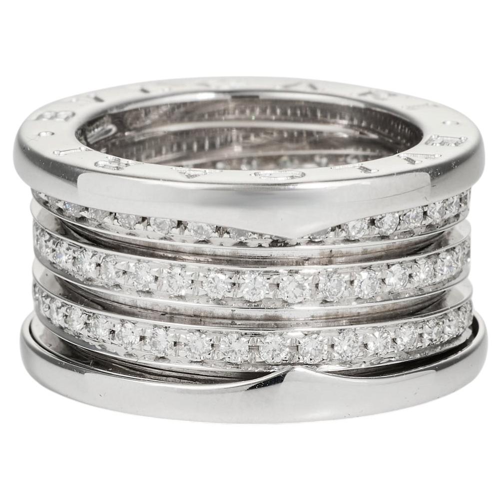 Anillo B.Zero1 de BULGARI, de oro blanco de 18 quilates con diamantes, 1,30 ct, Italia