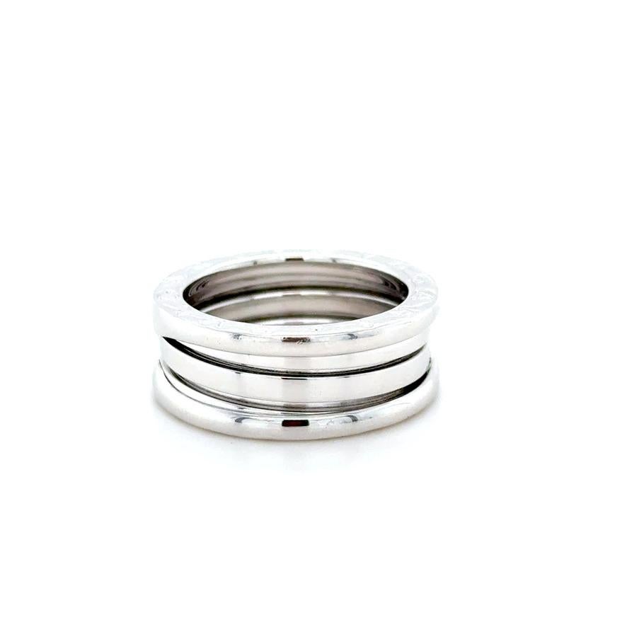 Bulgari, Anello B.zero1 in oro bianco 18 carati In condizioni ottime in vendita a Chicago, IL