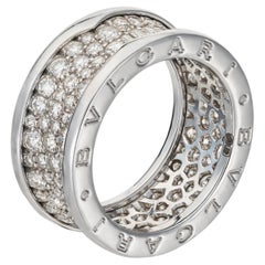 Bulgari B.zero1 18kt White Gold Diamond Pavé Ring, Circa 2000