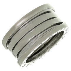 Anello Bulgari B.Zero1 a 3 fasce in oro bianco. Sz. 6.25