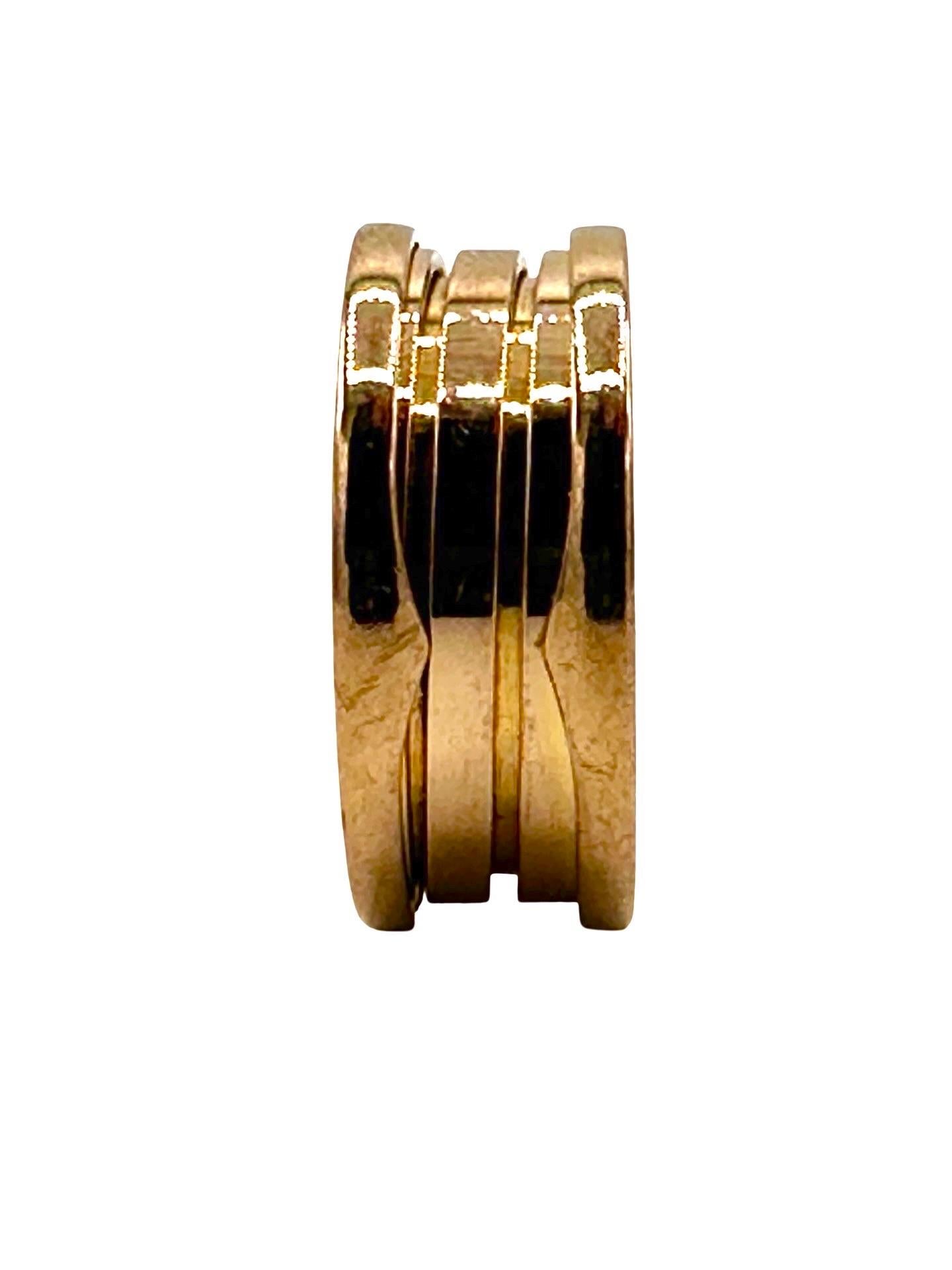 Anello Bulgari B.zero1 in oro rosa 18K In condizioni ottime in vendita a Chevy Chase, MD