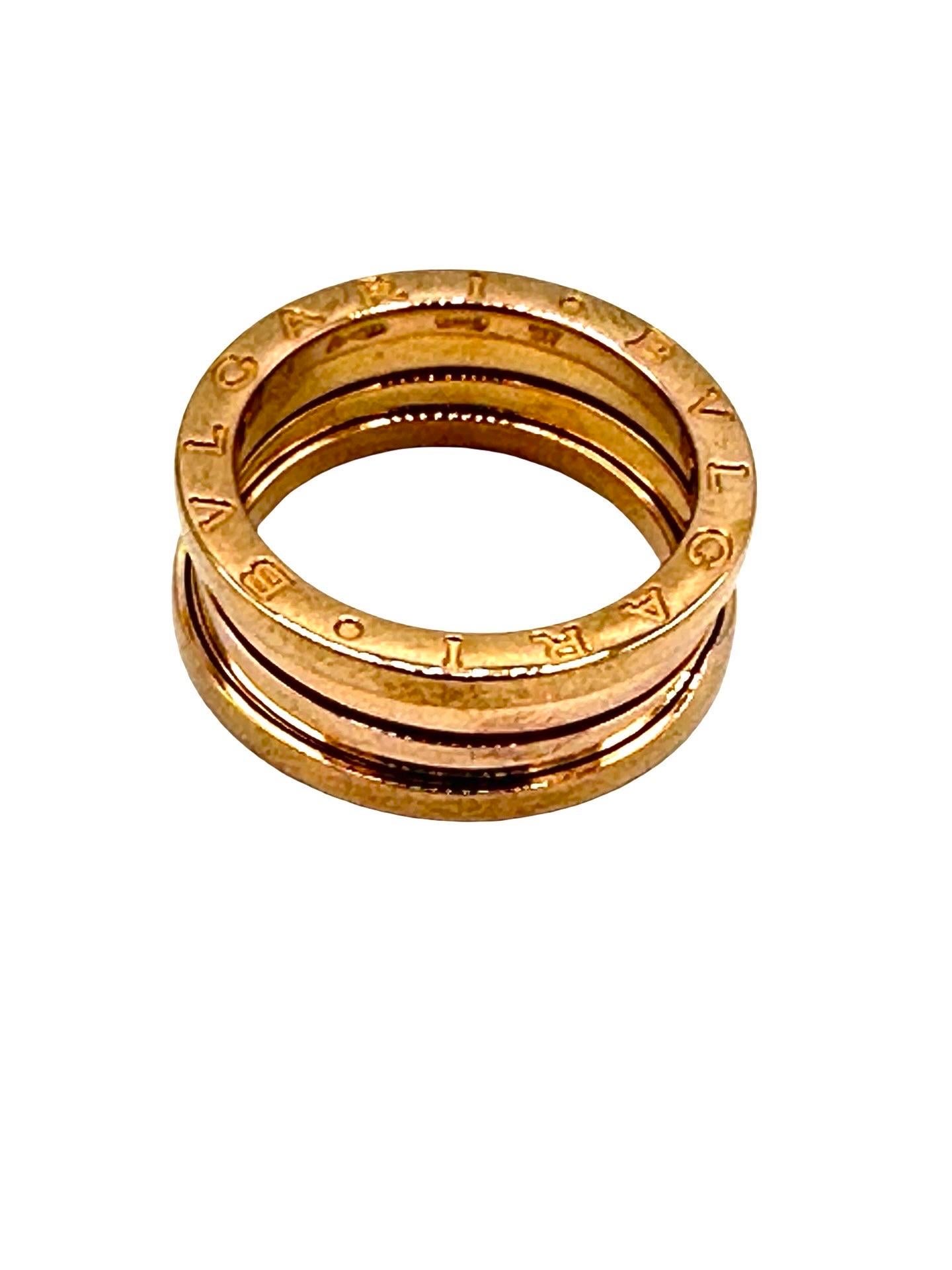 da uomo o donna Anello Bulgari B.zero1 in oro rosa 18K in vendita