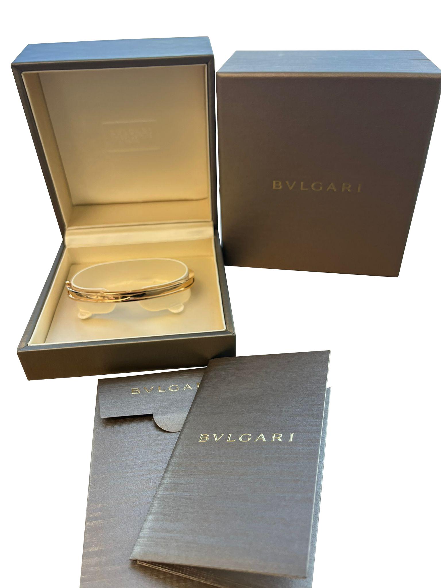 Bulgari B.Zero1 Bracelet 18K Rose Gold Bangle For Sale 1