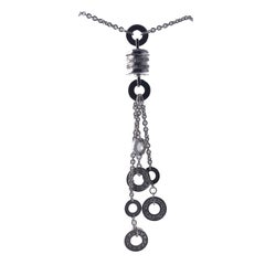 Bulgari B.Zero1 Collana con pendente in oro e diamanti
