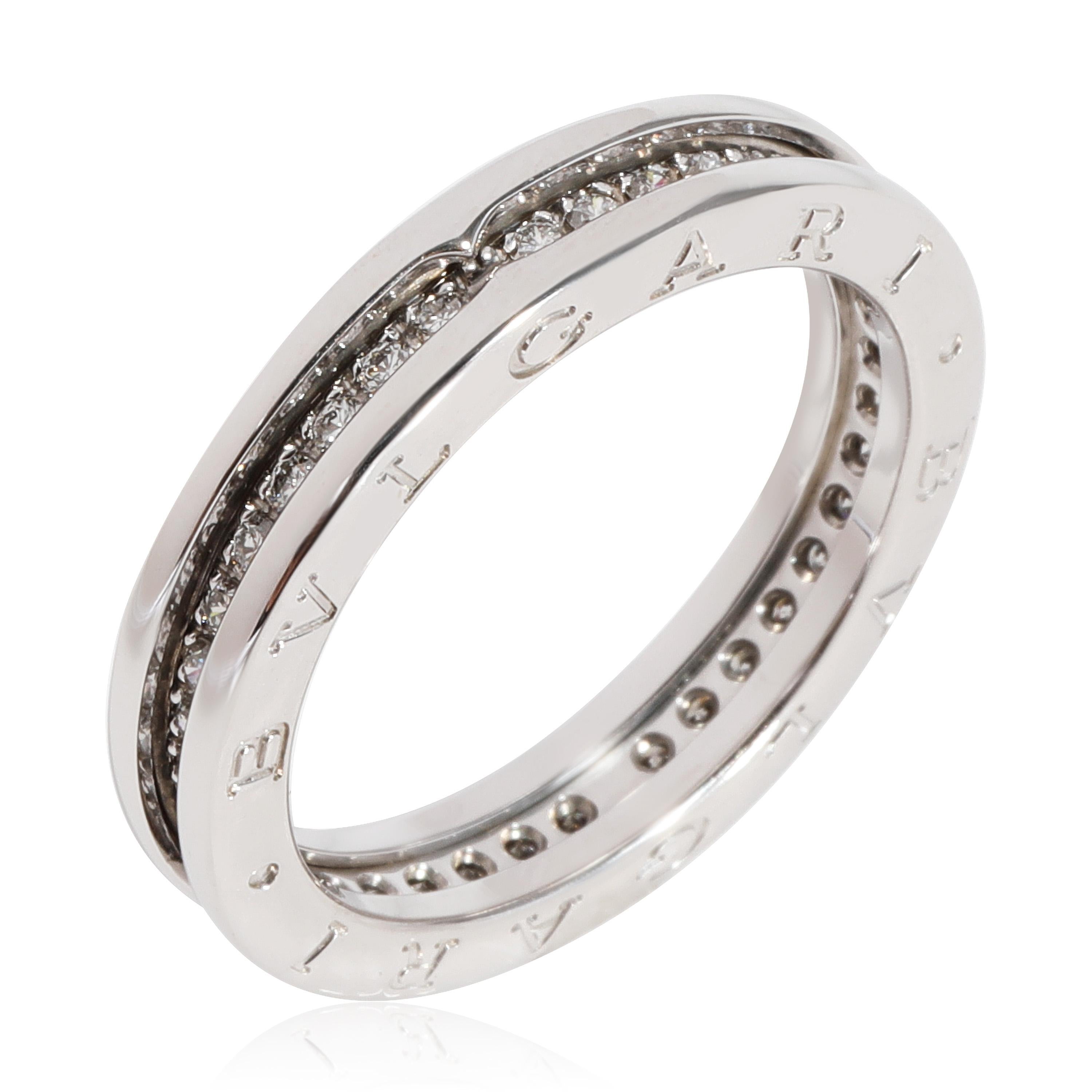 Bulgari B.zero1 Diamond Ring in 18K White Gold 0.45 CTW

PRIMARY DETAILS
SKU: 118371
Listing Title: Bulgari B.zero1 Diamond Ring in 18K White Gold 0.45 CTW
Condition Description: Retails for 6450 USD. In excellent condition and recently polished.