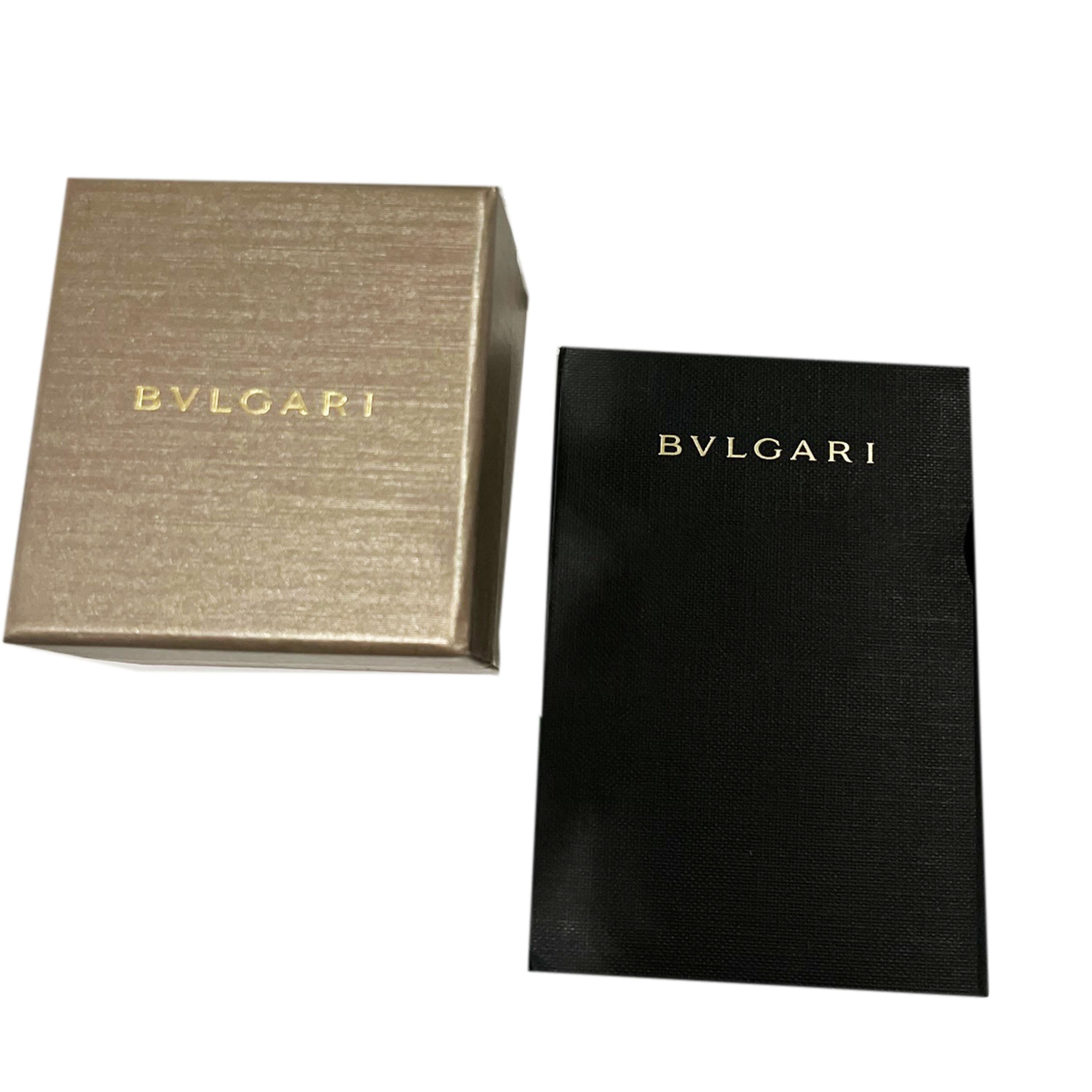 Bulgari Bague B.zero1 en or blanc 18 carats avec diamants 0,45 carat poids total Unisexe en vente