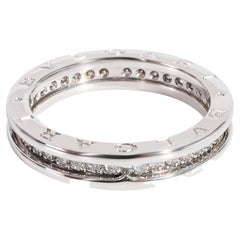 Bulgari B.zero1 Diamond Ring in 18K White Gold 0.45 CTW