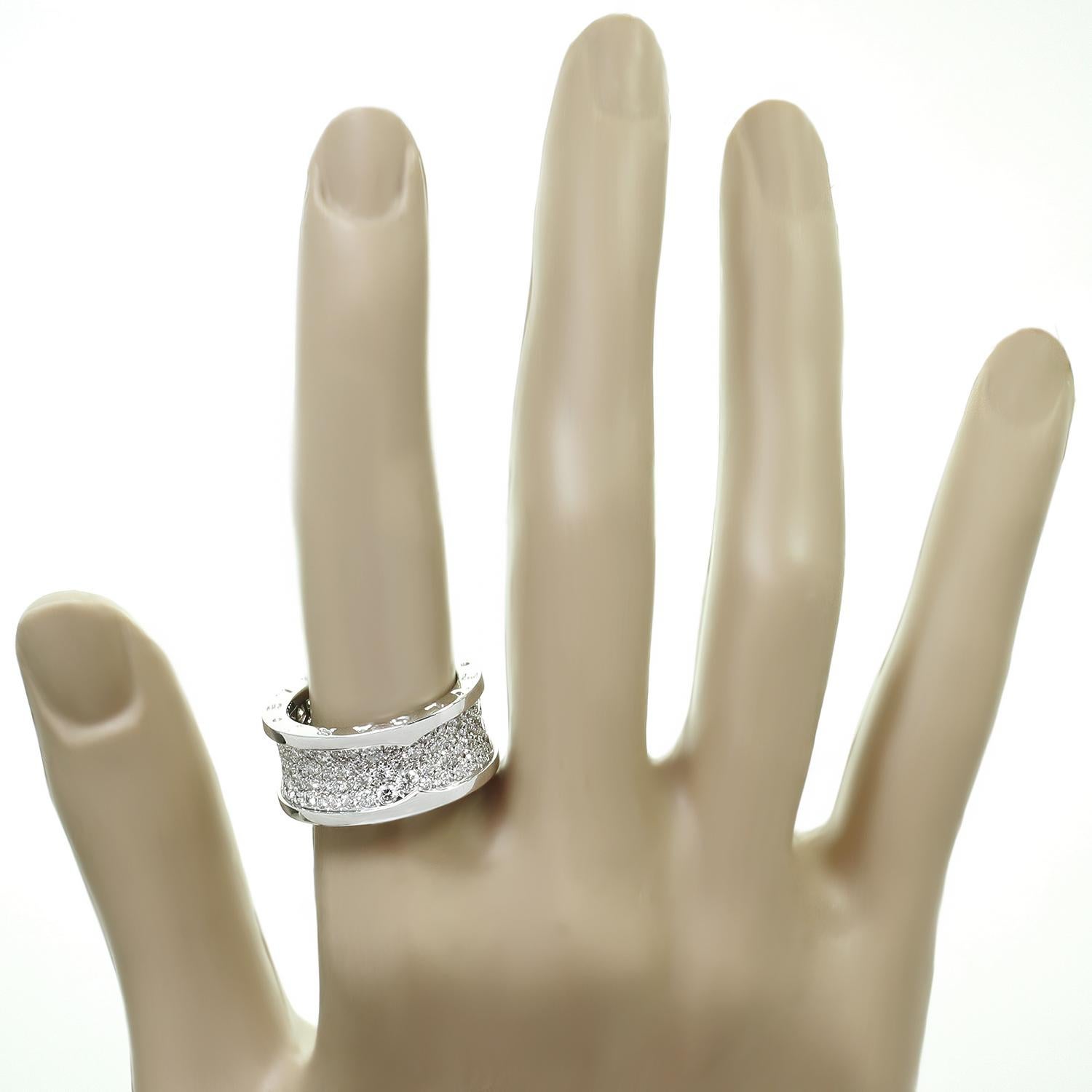 Women's Bulgari B.Zero1 Diamond White Gold Band Ring