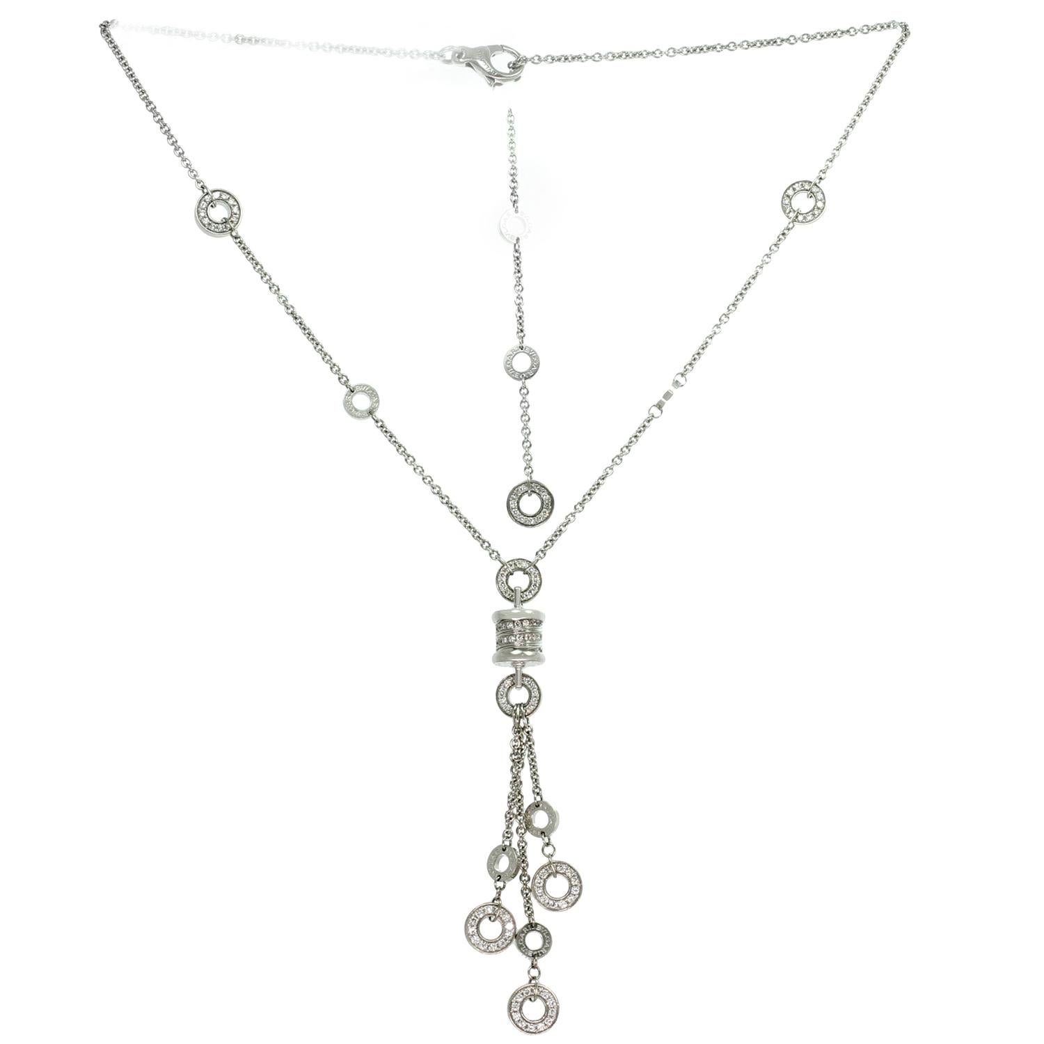 bvlgari b zero necklace white gold