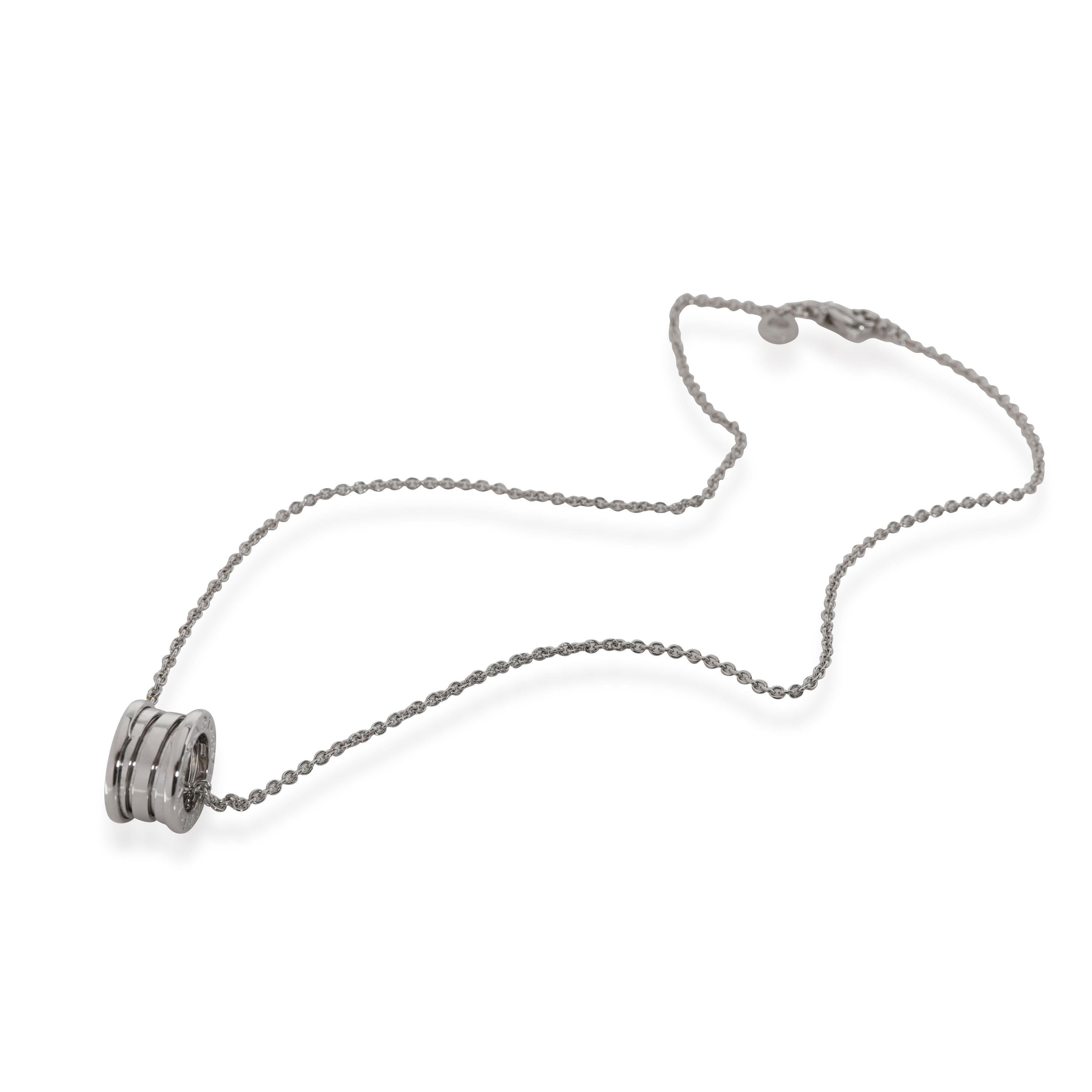 Bulgari B.Zero1 Fashion Necklace in 18k White Gold

PRIMARY DETAILS
SKU: 114988
Listing Title: Bulgari B.Zero1 Fashion Necklace in 18k White Gold
Condition Description: Retails for 3950 USD. In excellent condition and recently polished. Chain is 16