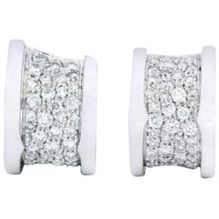 Bulgari BZero1 Modernist - Boucles d'oreilles en or 18 carats avec un diamant de 1::50 carat