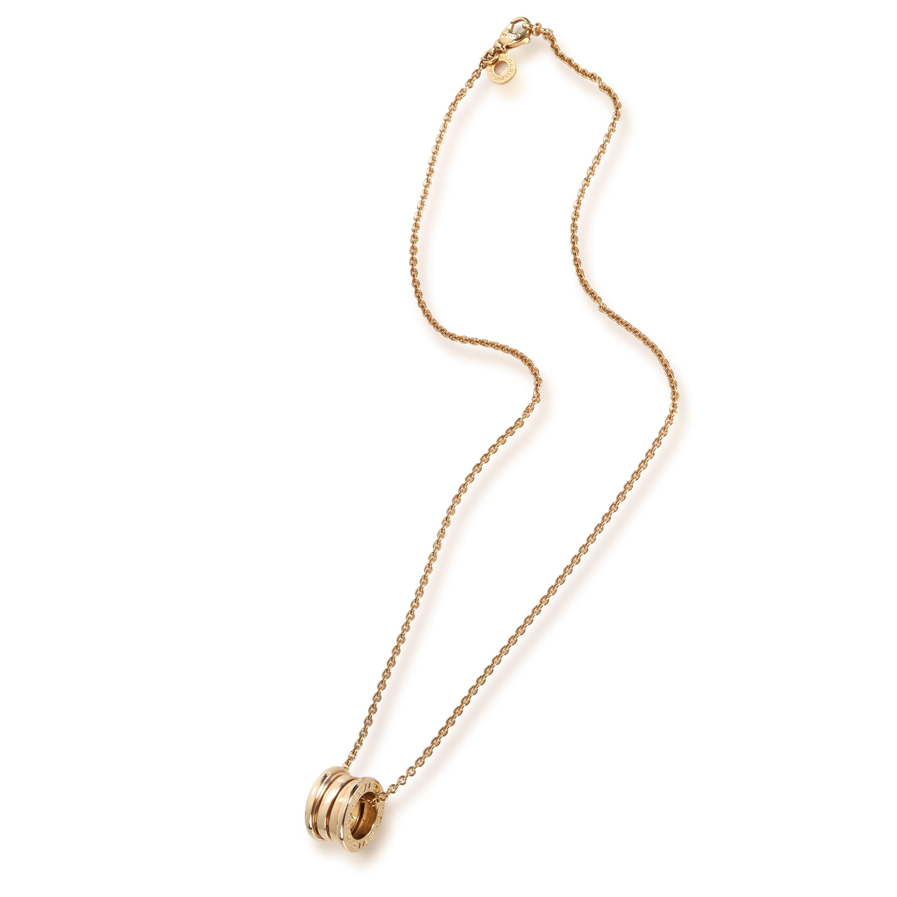 
Bulgari B.zero1 Necklace in 18K Yellow Gold

PRIMARY DETAILS
SKU: 110487
Listing Title: Bulgari B.zero1 Necklace in 18K Yellow Gold
Condition Description: Retails for 3,400 USD. In excellent condition and recently polished. 16 inches in
