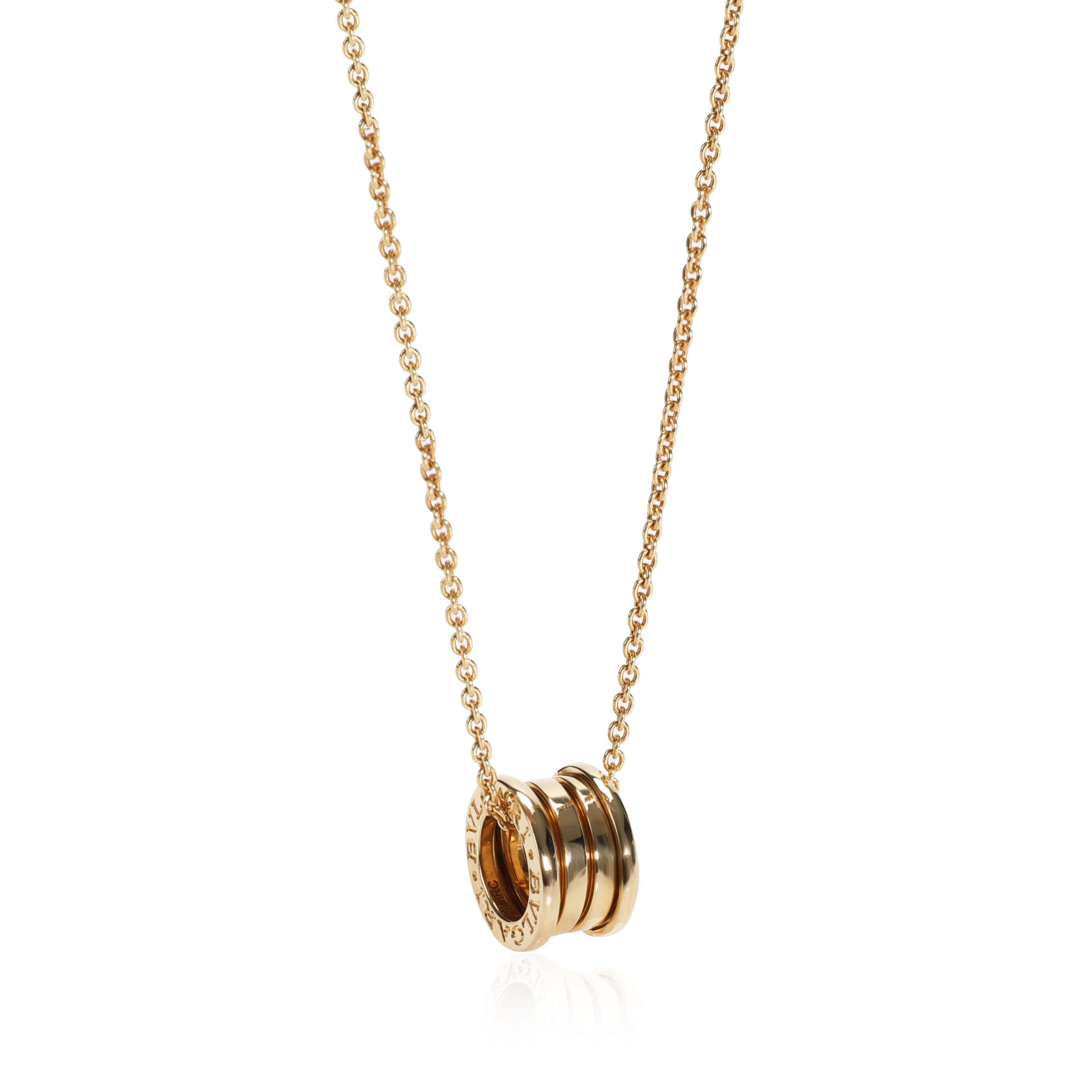 Bulgari B.zero1 Necklace in 18K Yellow Gold at 1stDibs